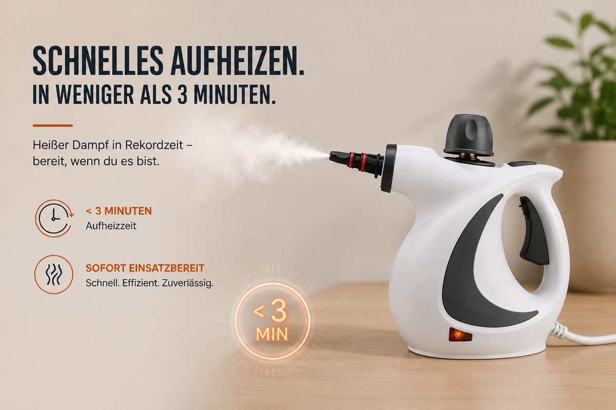 ELVENOR Hochtemperatur-Dampfreiniger