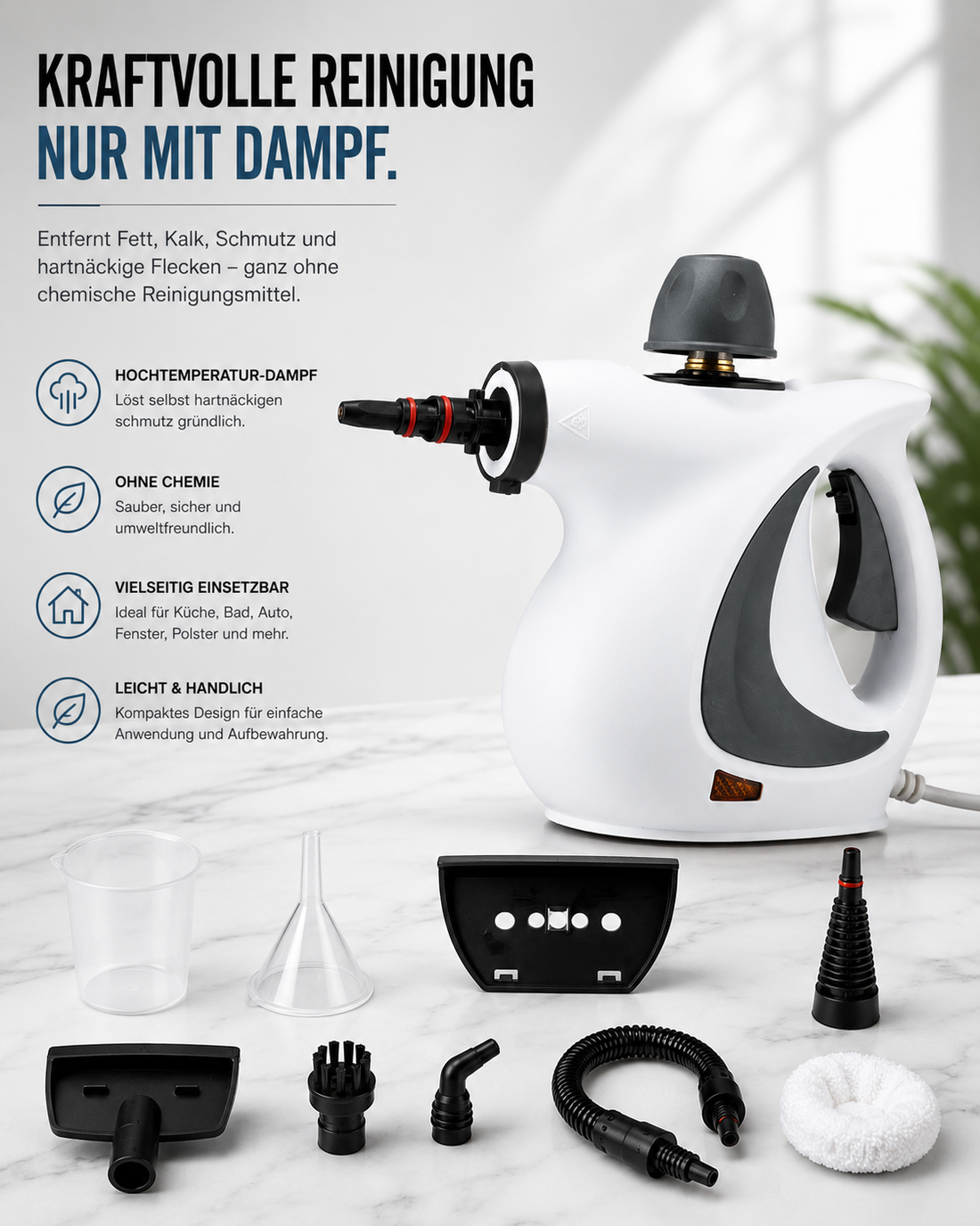 ELVENOR Hochtemperatur-Dampfreiniger