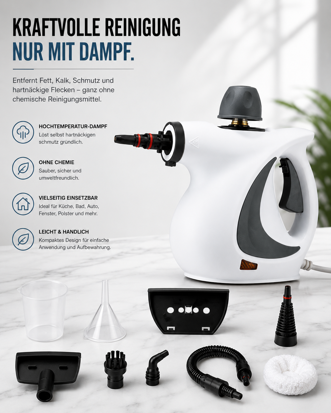 ELVENOR Hochtemperatur-Dampfreiniger