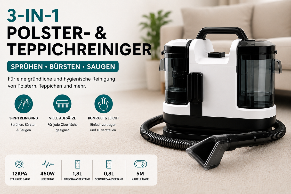 ELVENOR 3-in-1 Nasssauger